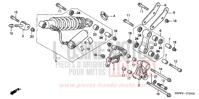 REAR CUSHION for CBR600F VR Special PEARL FLASH YELLOW (Y163B) from 2002